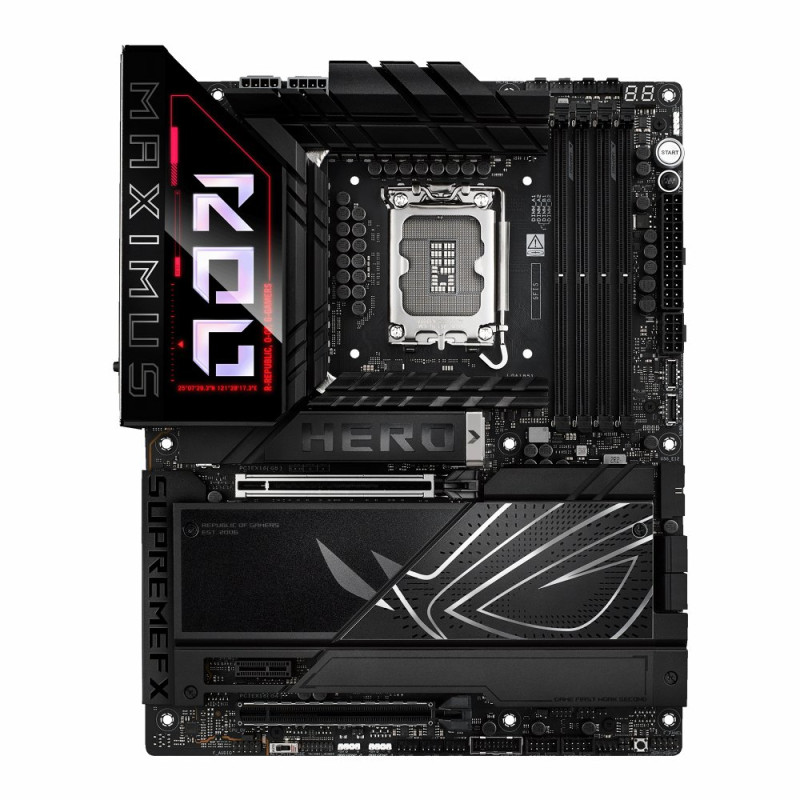 ASUS ROG MAXIMUS Z890 HERO  Socket LGA 1851  Intel Z890  4xDDR5  ATX  Moederbord