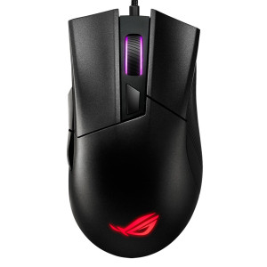 ASUS ROG Gladius II Core  Bedrade Gaming Muis  Rechtshandig  USB-A  6200 DPI  Zwart
